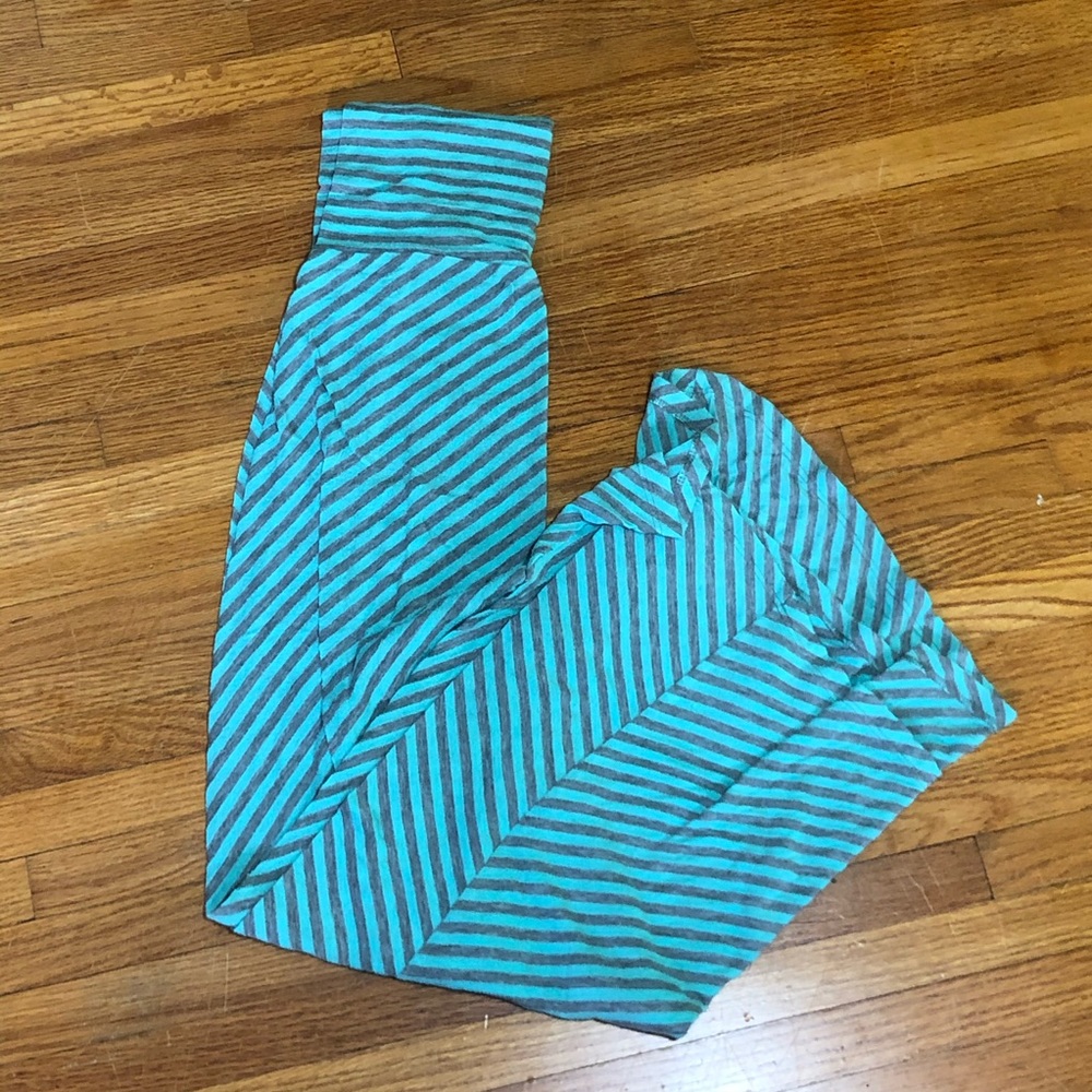 Striped maxi skirt
